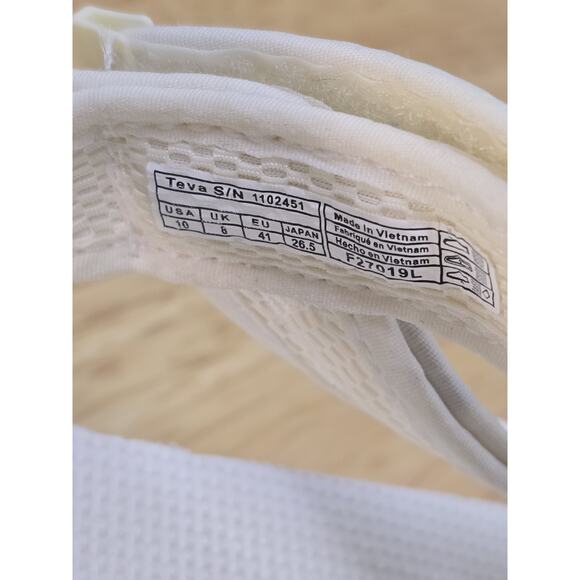 TEVA FLATFORM UNIVERSAL MASH WOMEN SANDALS BRIGHT WHIT US 10 UK 8 EU 41 - Picture 4 of 7